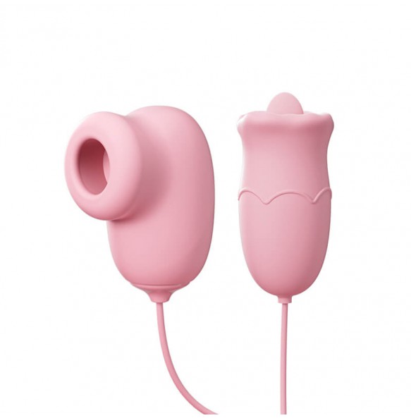 MizzZee - Climax Dual Vibrating Eggs (USB Power Supply - Pink)